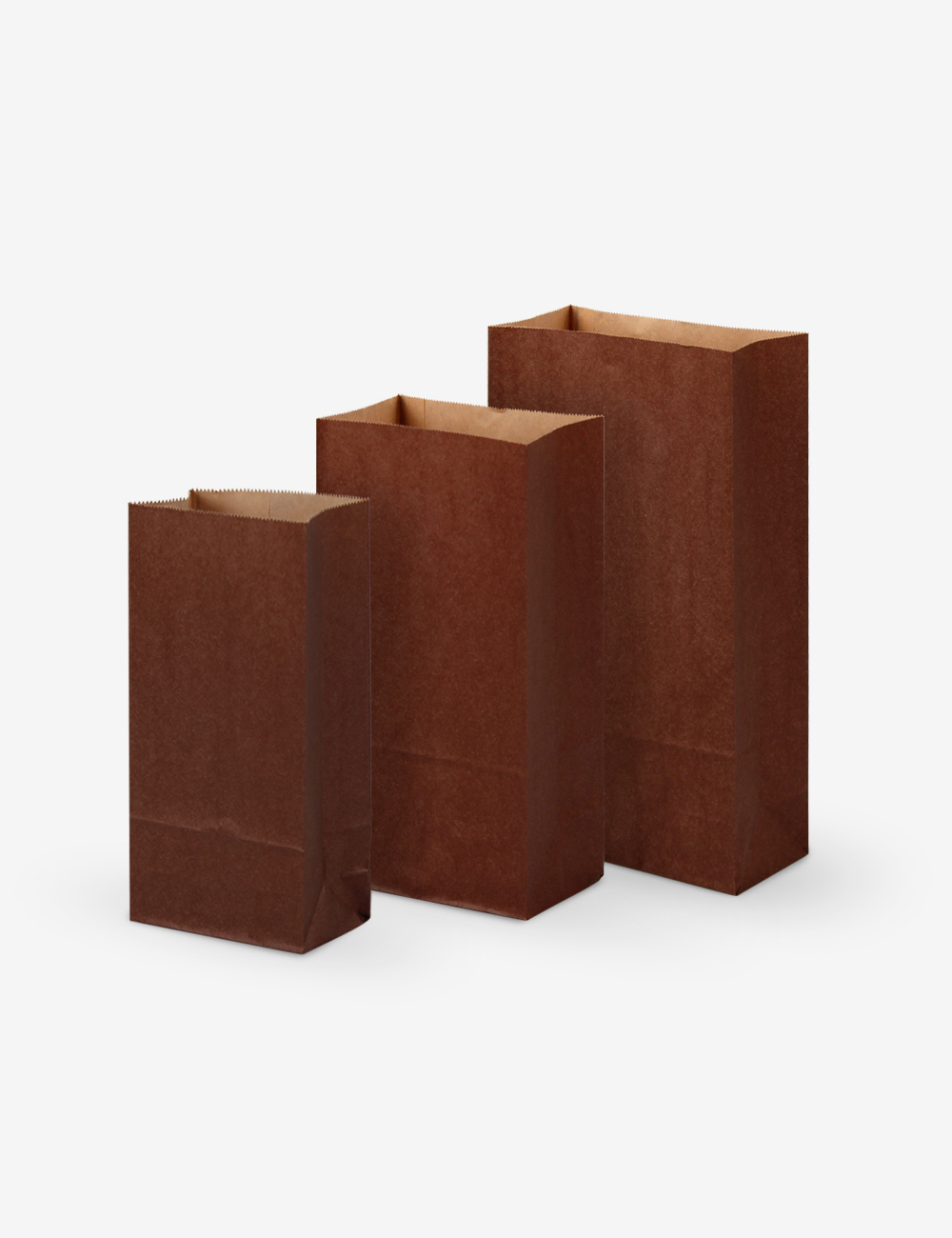 브라운 각대 종이봉투 (1,000장) 3가지 사이즈