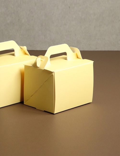 앞열림 조각케이크 박스 소_옐로우(90mm(h)) (200개)