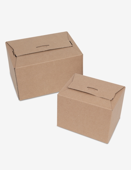 [친환경] 테이프가 필요 없는 무접착형 택배 포장 박스 - 2가지 사이즈